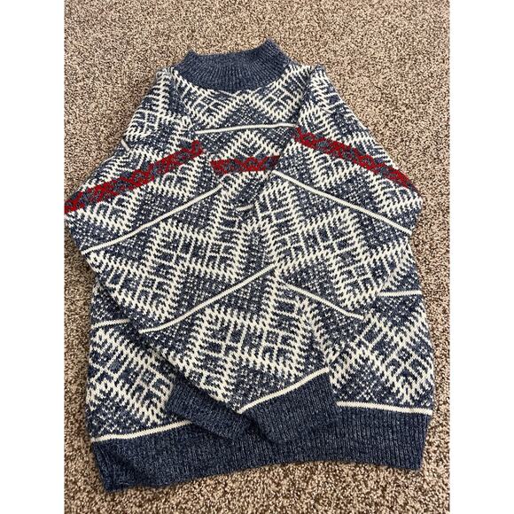 Bears Crossing Vintage Sweater Medium USA Made 80s 90s Novelty Crewneck USA - Picture 4 of 10